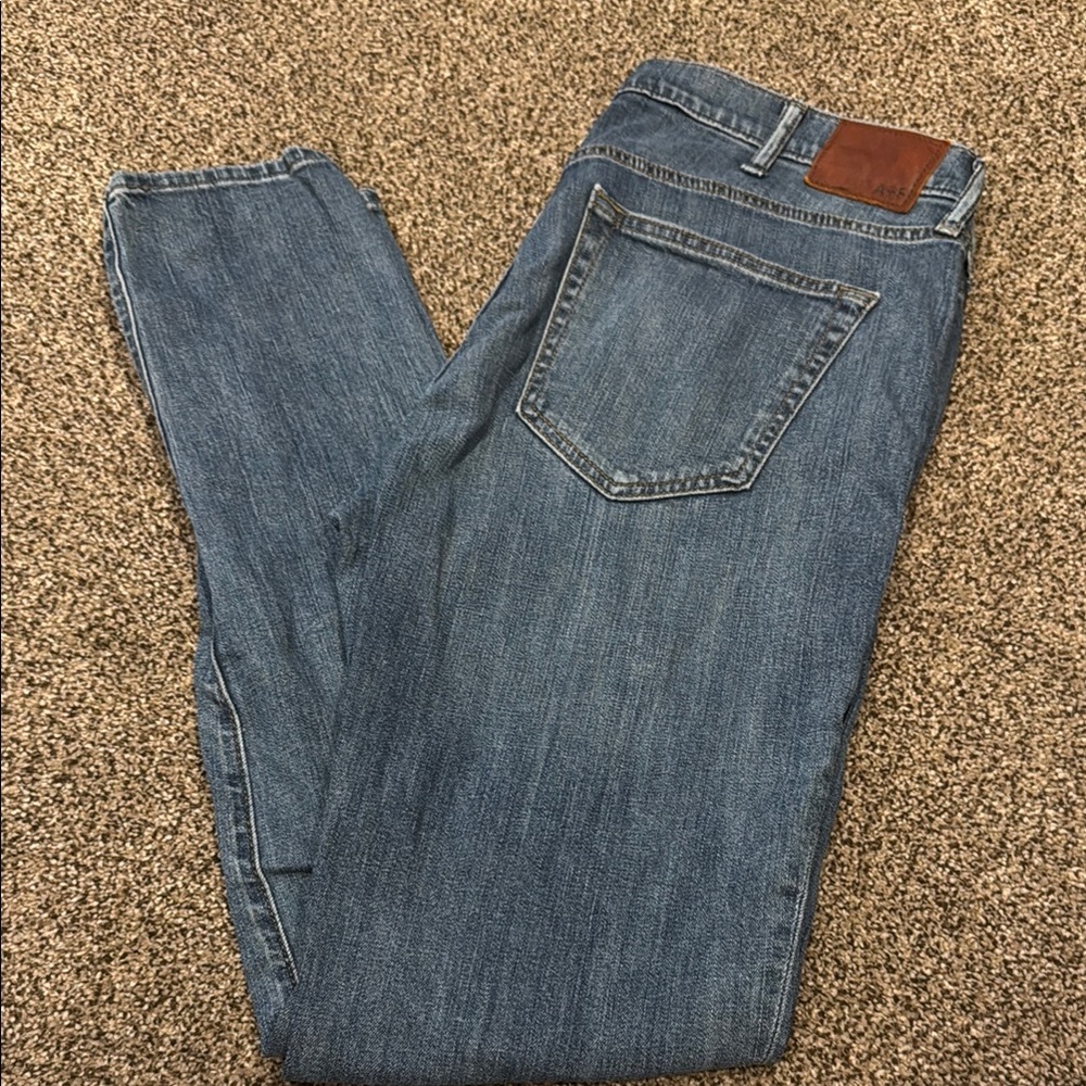 Abercrombie & Fitch Blue Slim Men Jeans